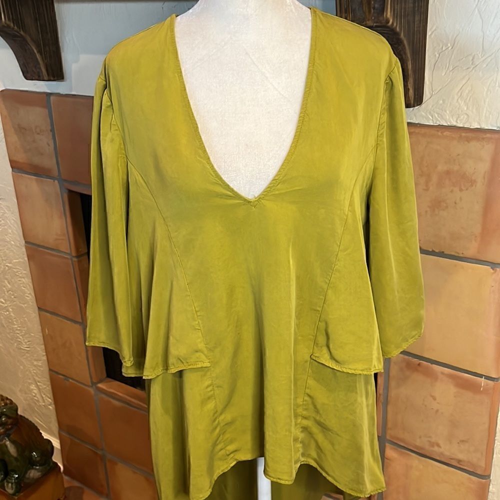 Zara trf Collection High-Low Blouse, S! - Picture 2 of 8